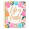 Bonnie Marcus OFFICIAL | 2027 6 x 7.75 Inch 18 Months Weekly Desk Planner | Foil Stamped Cover | July 2026 - December 2027 | Plato | Fashion Designer Stationery